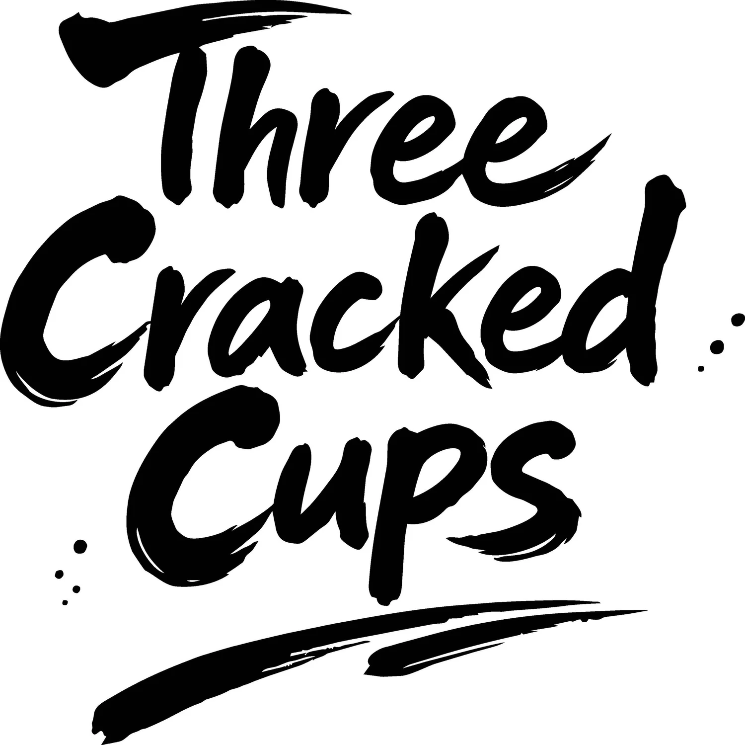 Three Cracked Cups - Ceramic and Kintsugi Repair