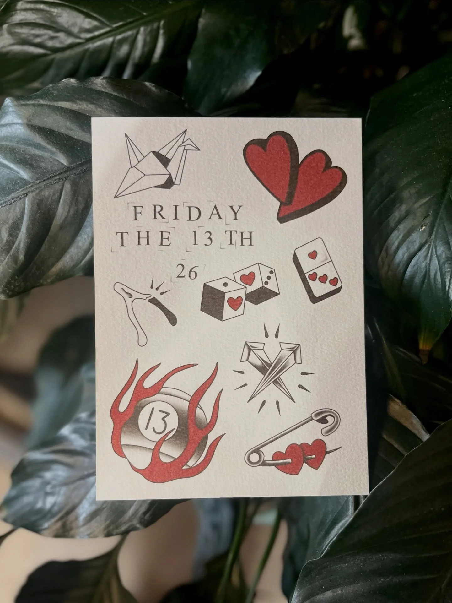 Friday the 13th | 2.13.26
$60 repeatable flash ❤️&zwj;🔥

I thought I&rsquo;d have more time today to take walk ins, but !!?

I could do one or two around 5-6pm today!
And I have some time tomorrow if anyone&rsquo;s interested&mdash; I&rsquo;ll keep 