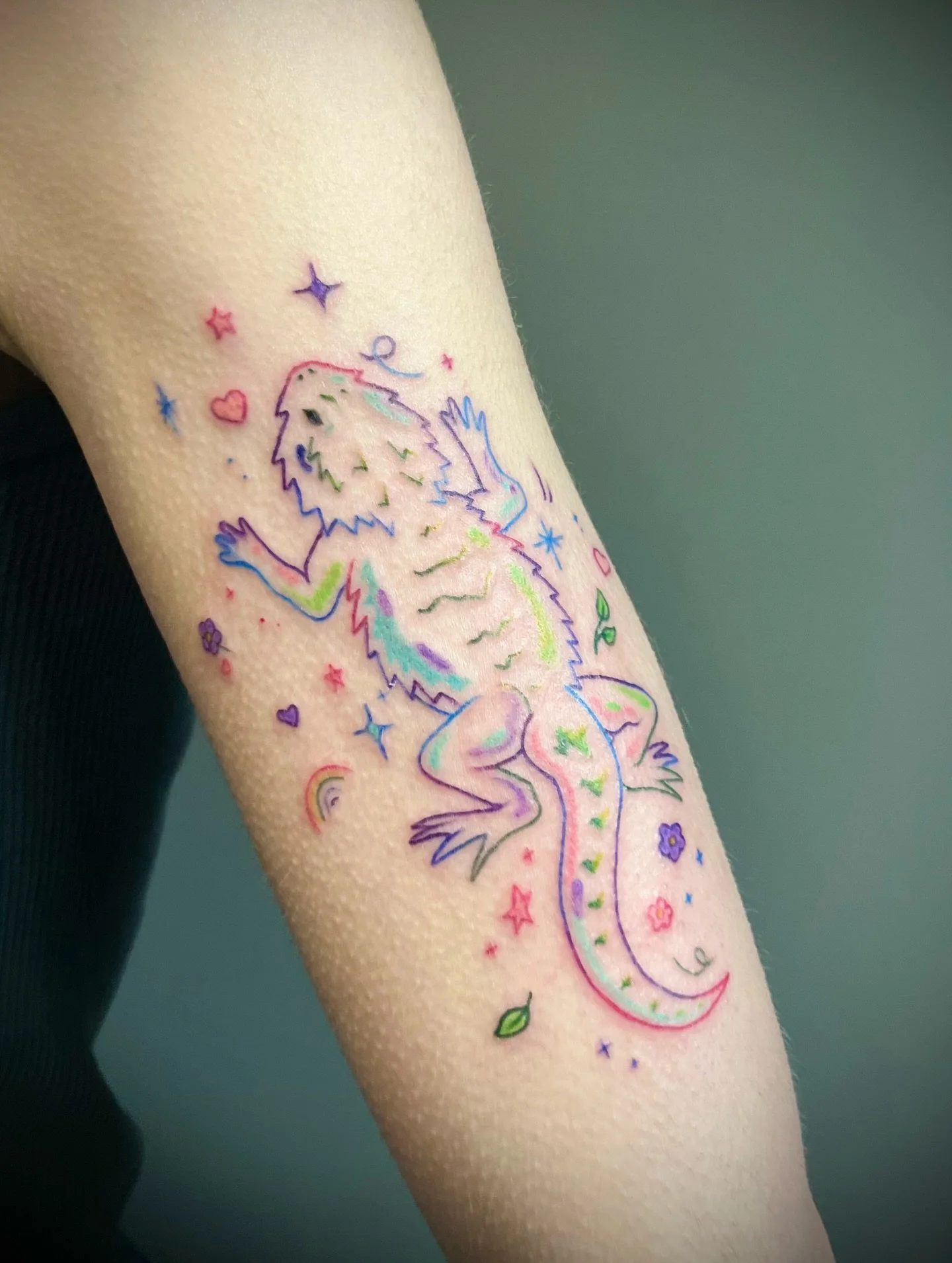 Something cute and different 🦎

Bearded dragon sticker pack vibes

DM to book
Your idea or mine

Located @hiddenvibes_tattoo 
in Cambridge MA

Thanks for lookin&rsquo;