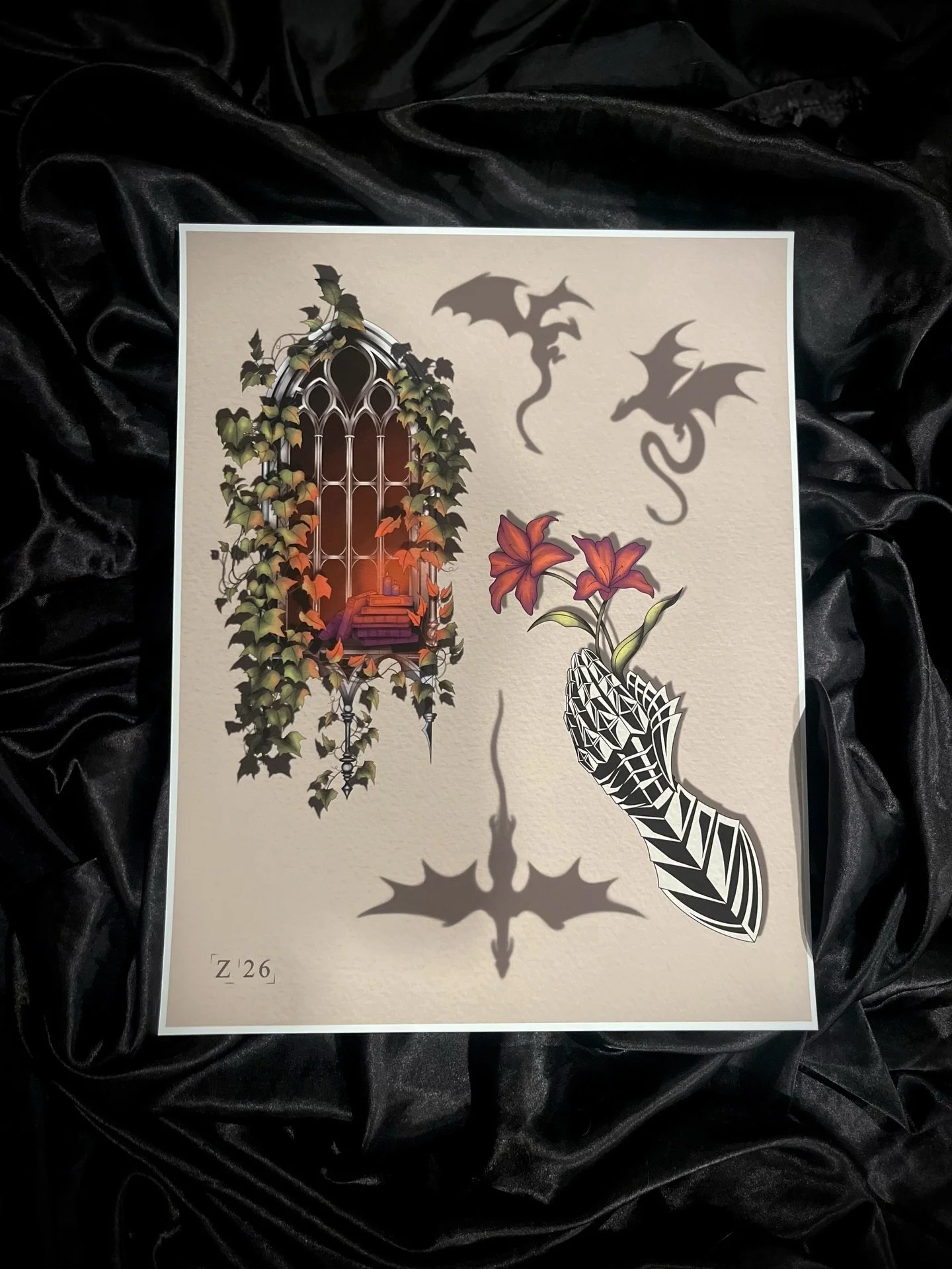 A Fantasy Print 🌹🗡️🏰
For all my book lovers 🖤

Available on MonsterActivity.com
8x10&rdquo; or 11x14&rdquo;

I&rsquo;d love to do some fantasy / knight / castle / book inspired tattoos !!

WHAT ARE YOUR FAVORITE FANTASY BOOKS??

Anyone who&rsquo;