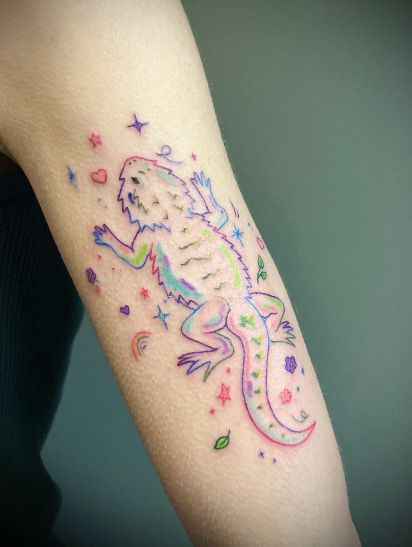 Something cute and different 🦎

Bearded dragon sticker pack vibes

DM to book
Your idea or mine

Located @hiddenvibes_tattoo 
in Cambridge MA

Thanks for lookin&rsquo;