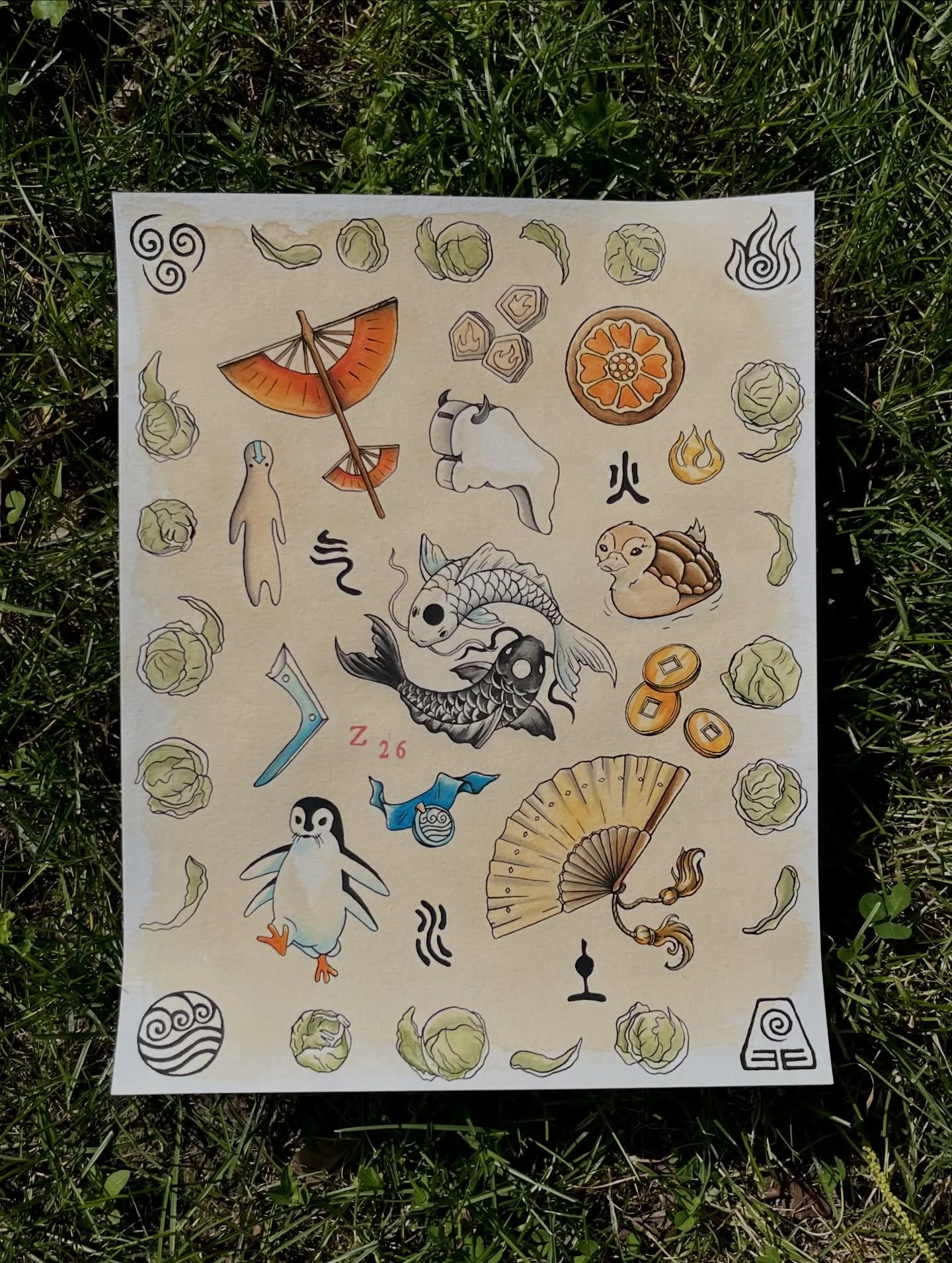 Avatar the Last Airbender BANGERS
(a sheet for the lil&rsquo; guys) 🥬

Some flash for the greatest show ever made 
I LOVE ATLA + I LOVE TATTOOS

These are all repeatable,
and I&rsquo;m happy to do color or B/G !!

Customizations / any ATLA ideas WEL