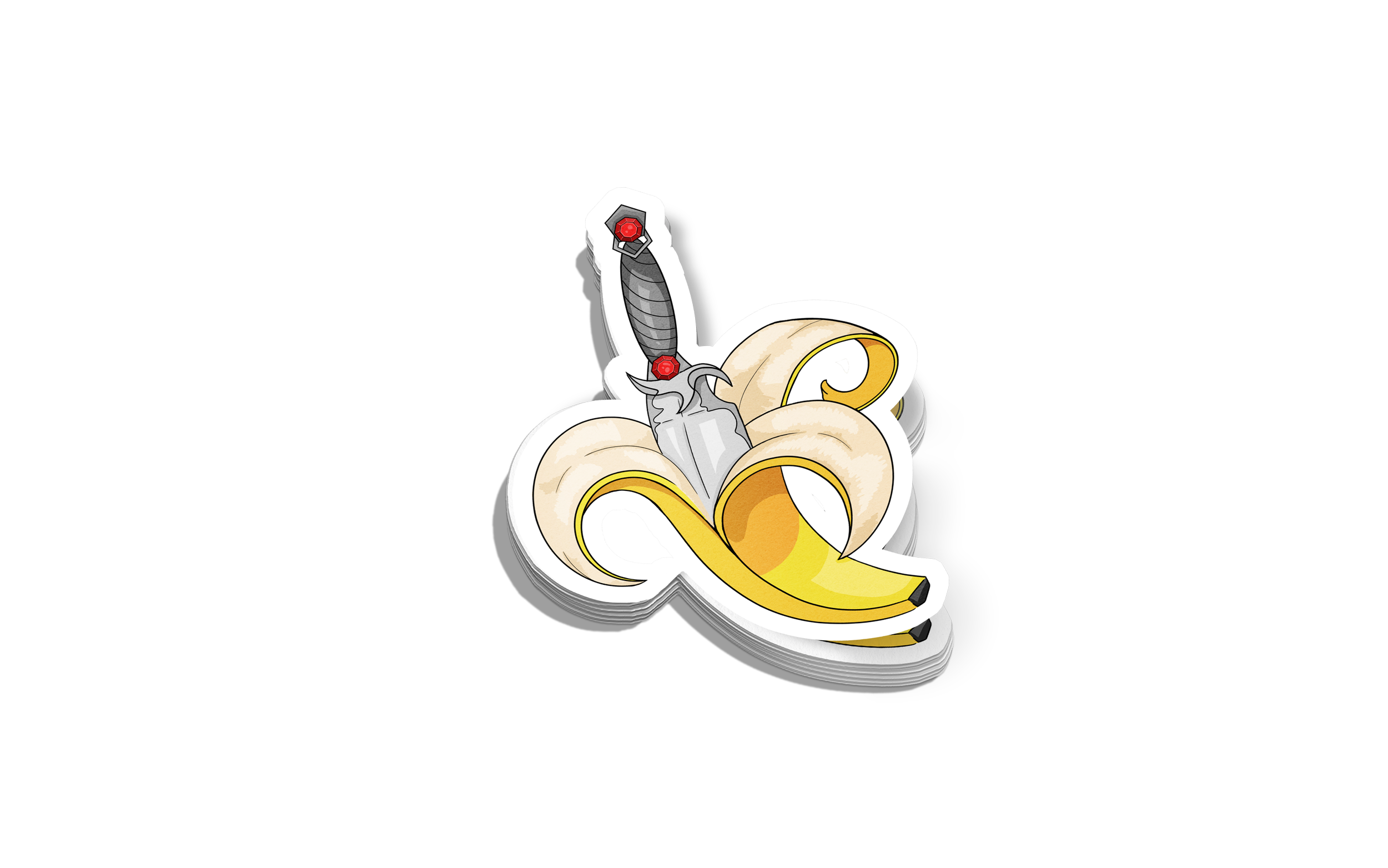 Banana Dagger Sticker