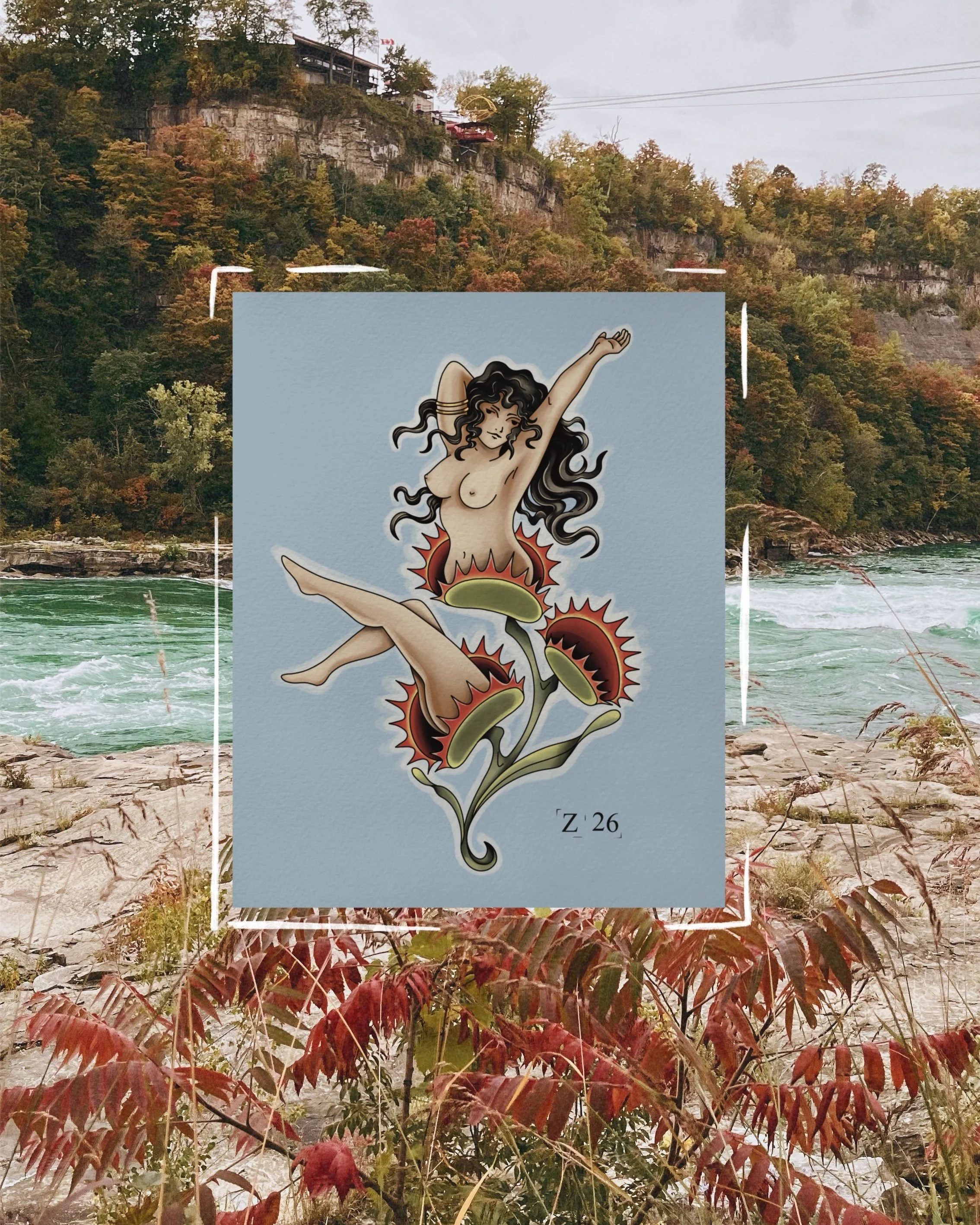 Venus Flytrap Print (Tattoo Series)