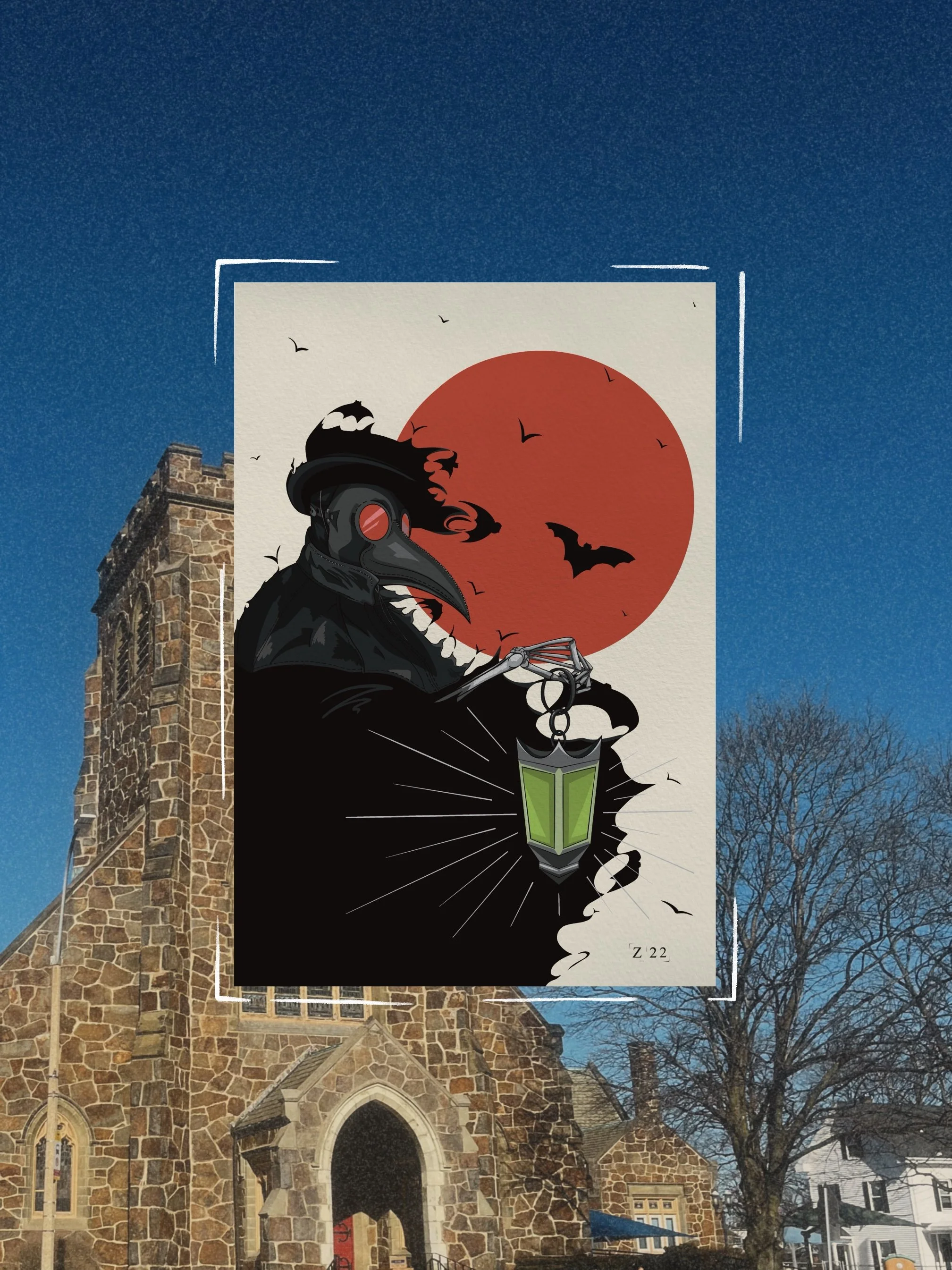 Plague Doctor Print