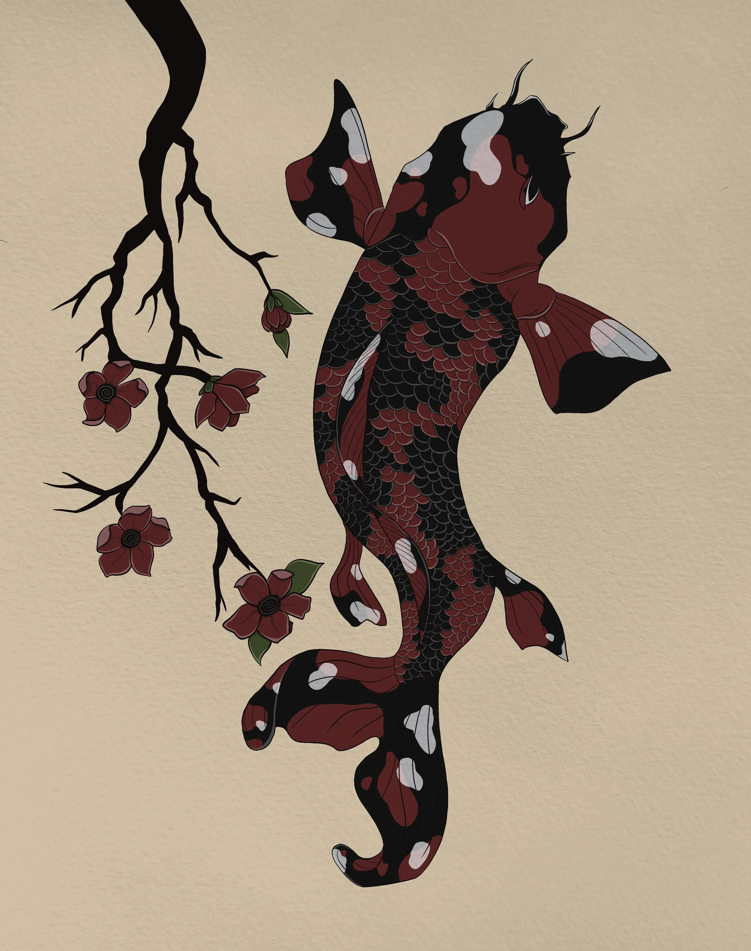 Koi Print