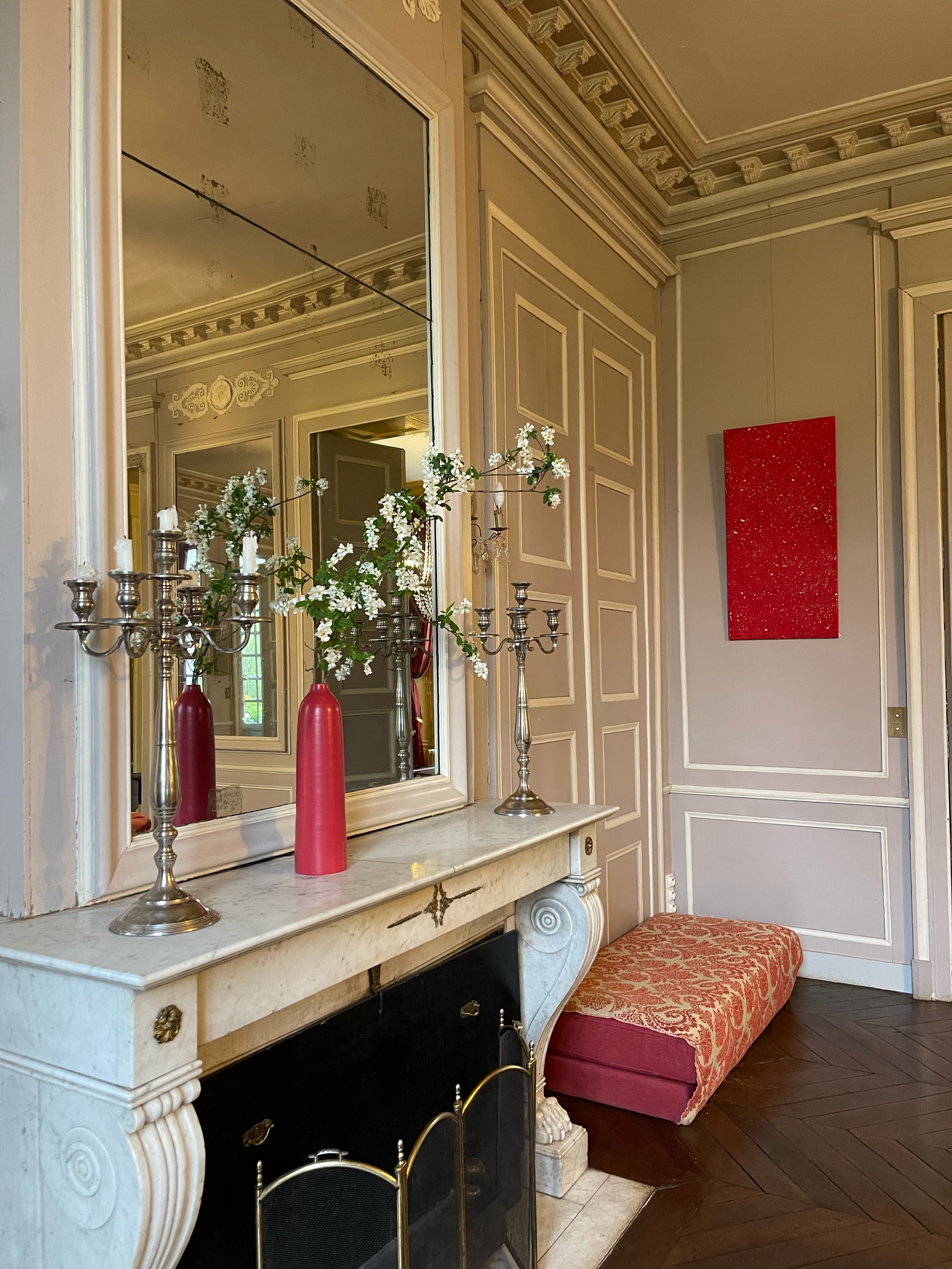 Cheminée salon d'honneur