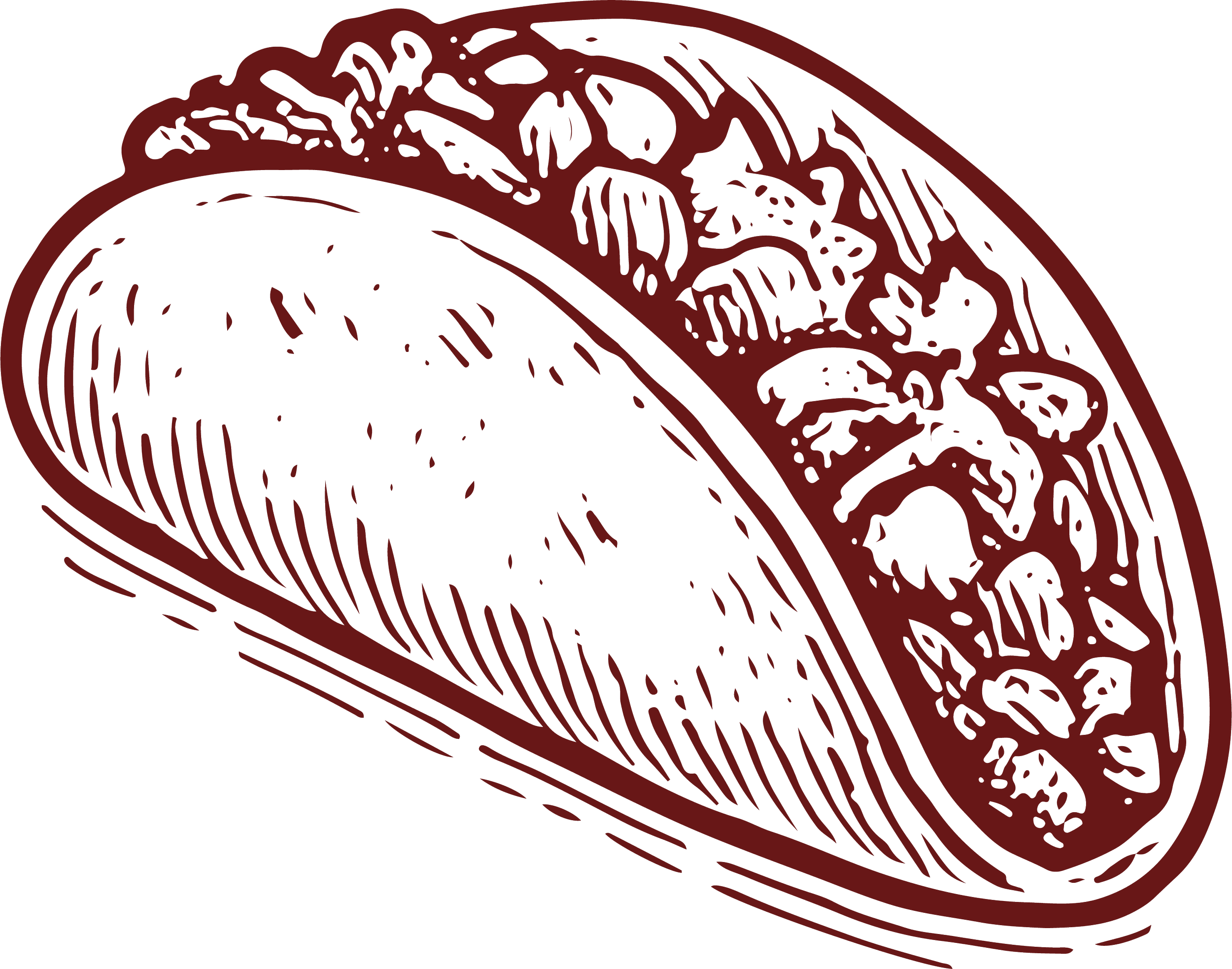 A detailed sketch of a chili pepper with visible seeds and textured surface.