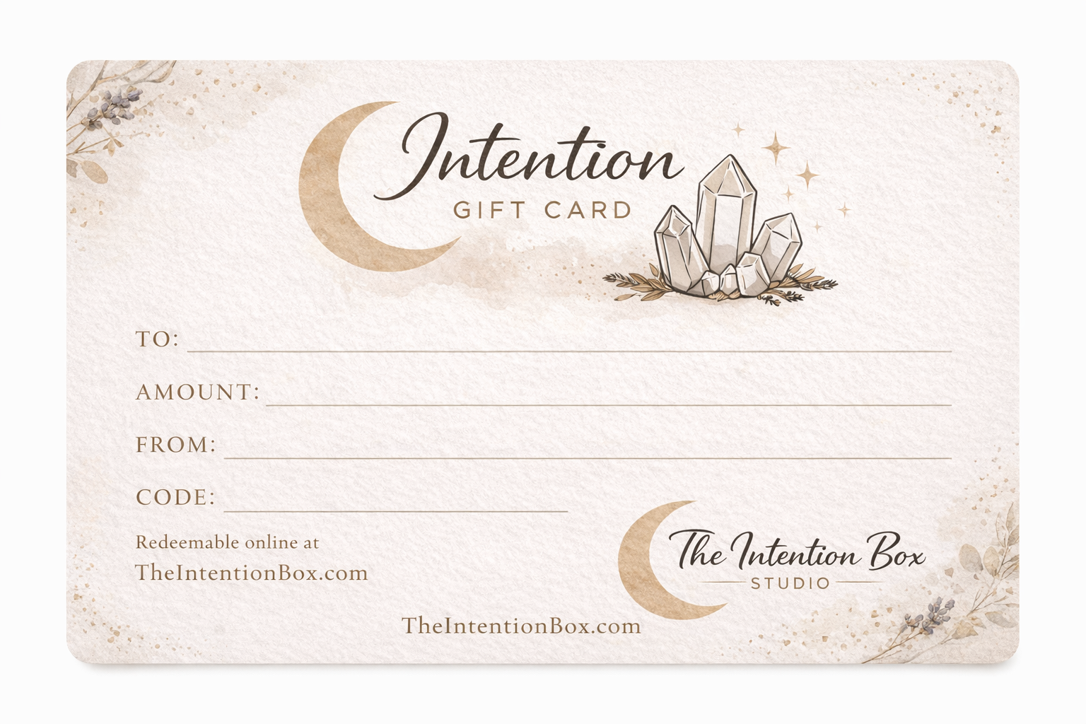 The gift of intention