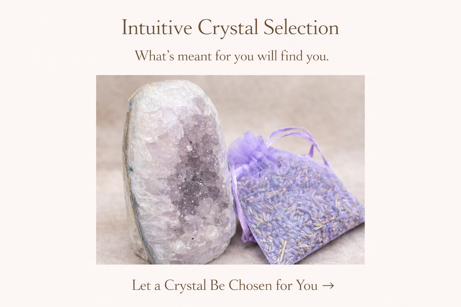 🔮 Intuitive Crystal Selection