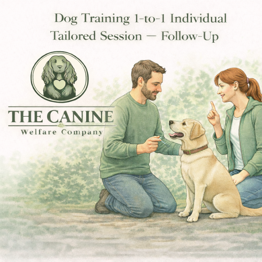 Dog Training 1-to-1 Individual Tailored Session – Follow-Up
