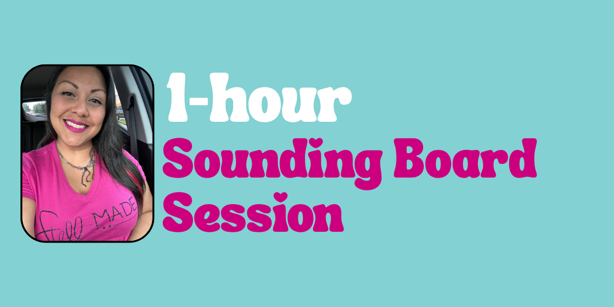 1-hour Sounding Board Session