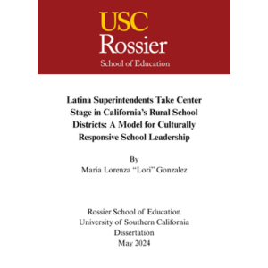 Doctorate dissertation on culturally responsive school leadership