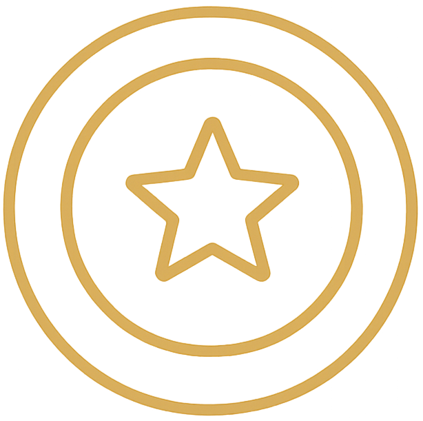 Star icon representing Commitment to quality and excellence