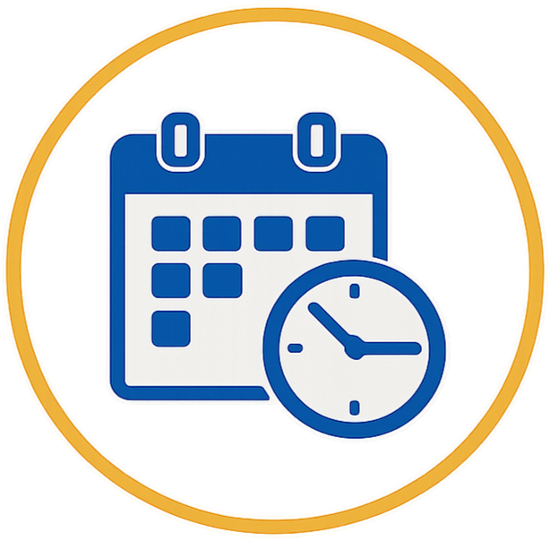Calendar icon representing a discovery call and strategic consultation
