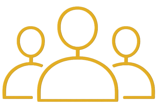 People icon representing Collaborative client partnership