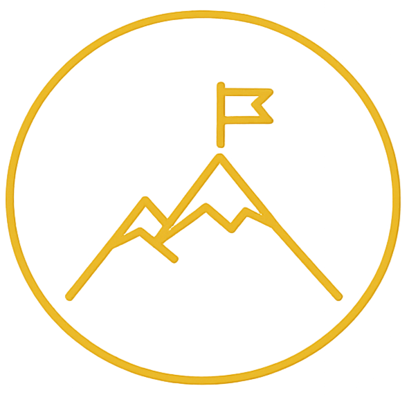Mountain icon representing long-term goals and strategic growth