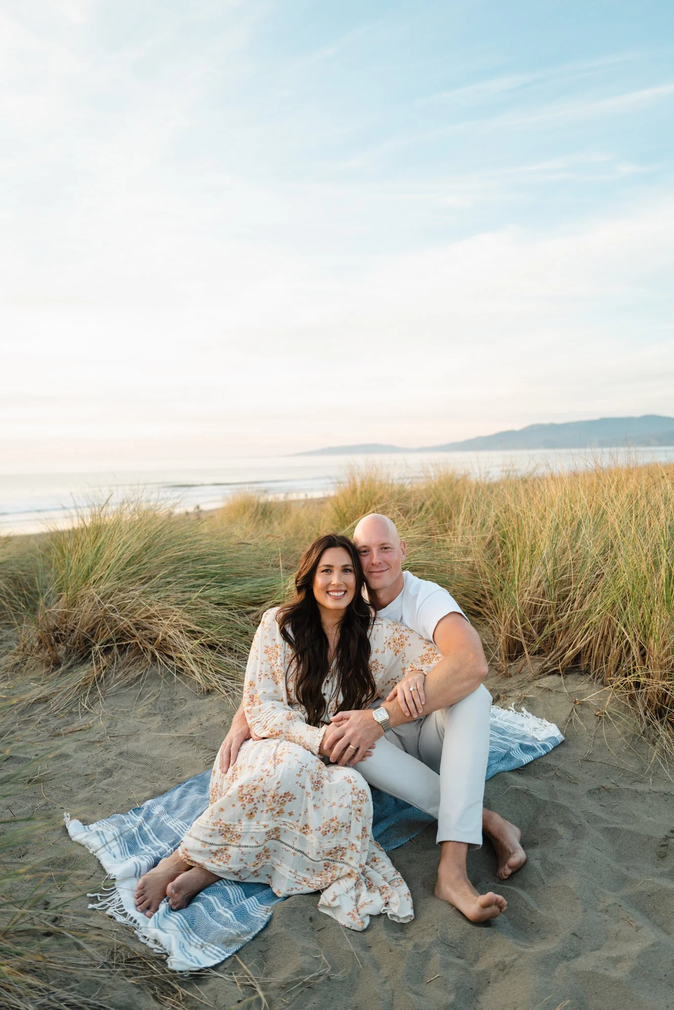 Couples portraits in San Francisco at Ocean Beach