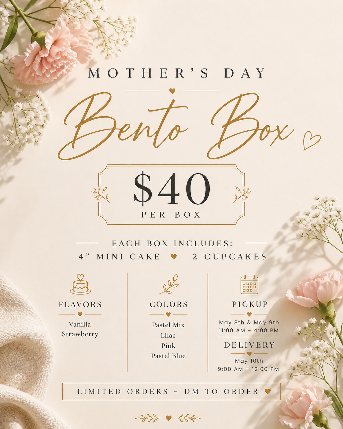 Mother's Day Bento Box