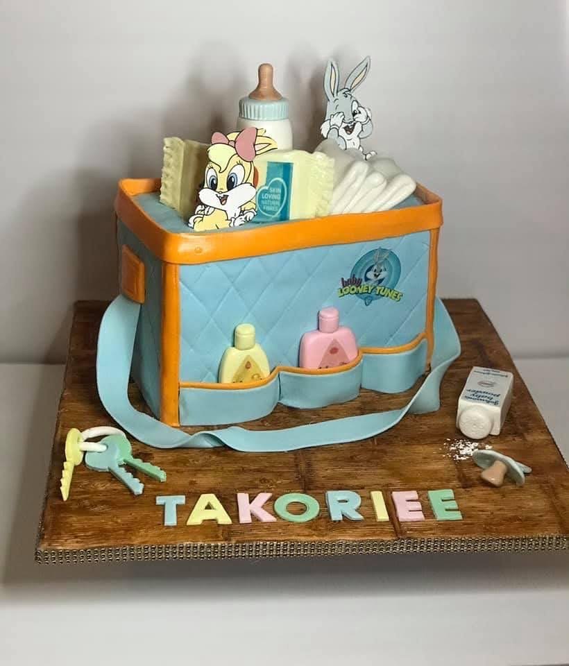 Diaper Bag Cake
