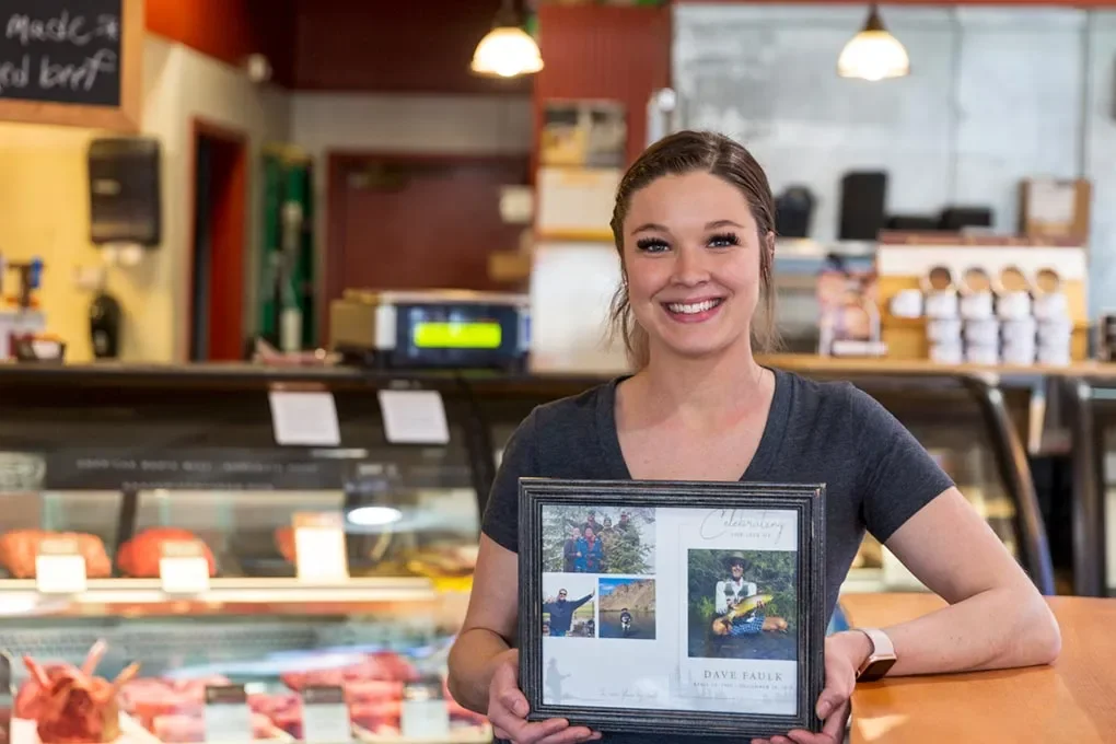 Porterhouse Market — Gift Basket & Gift Card ($500 Value)
A family-run meat market in Eagle, open since 2000, where the corned beef recipe hasn't changed in twenty-six years and the sandwiches are worth the drive. A gift basket and gift card from a s