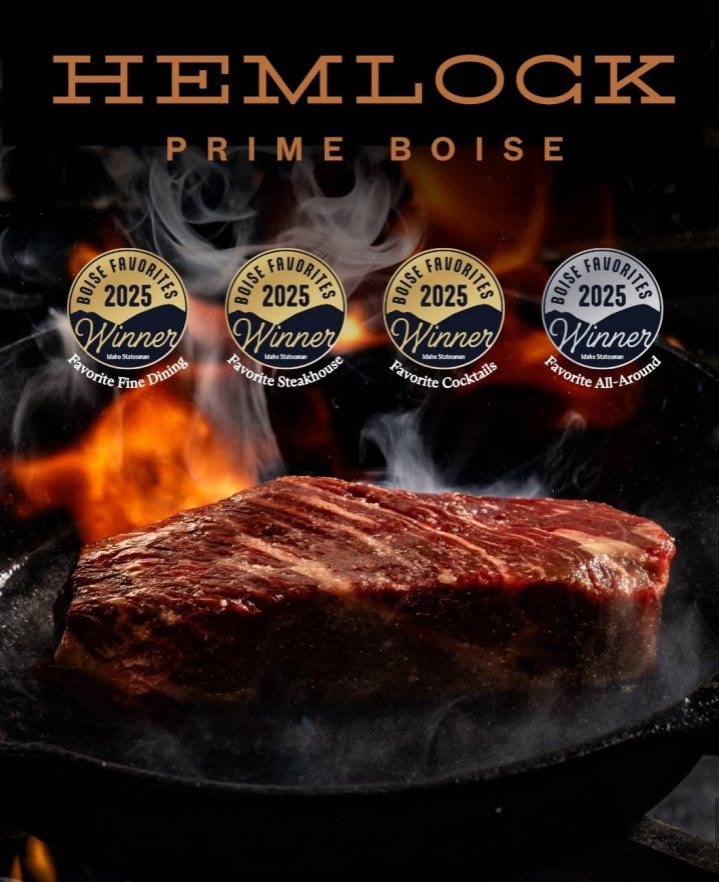 Hemlock — Gift Card & Whiskey Glasses ($200 value)
A steakhouse built into the Inn at 500 Capitol, Hemlock pours a serious cocktail and cooks a better steak, with a gift card and a pair of whiskey glasses to bring the evening home. Good food, good co