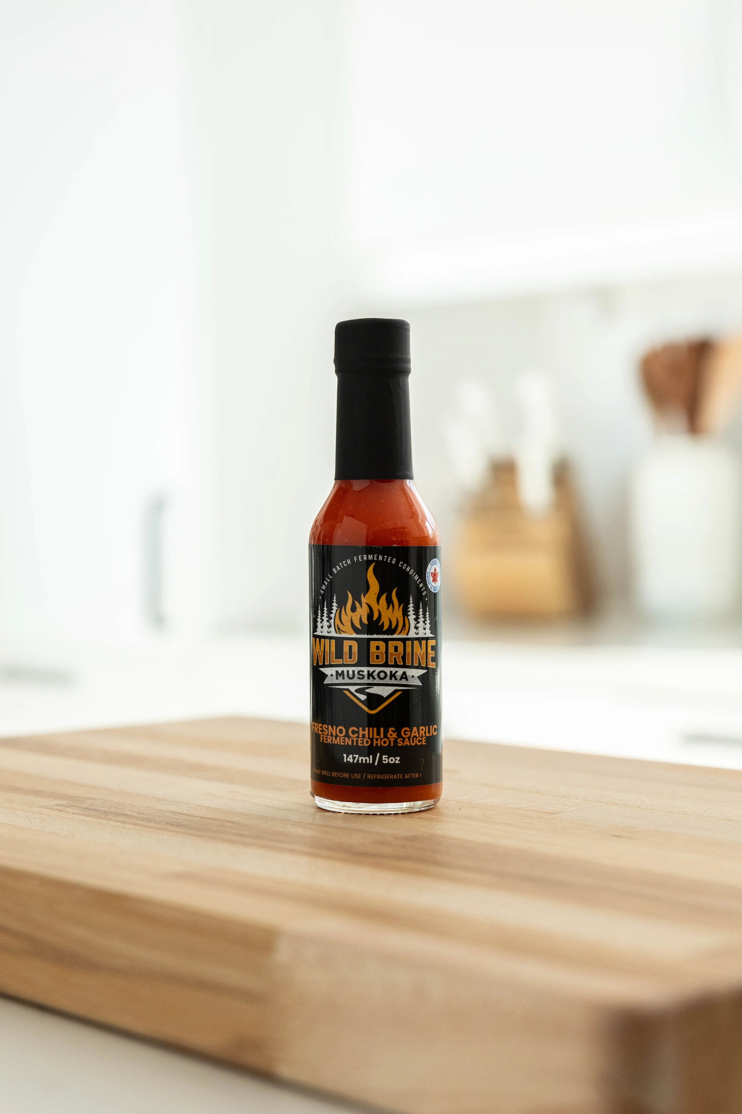 Fresno Chili & Garlic Hot Sauce  147ml / 5oz