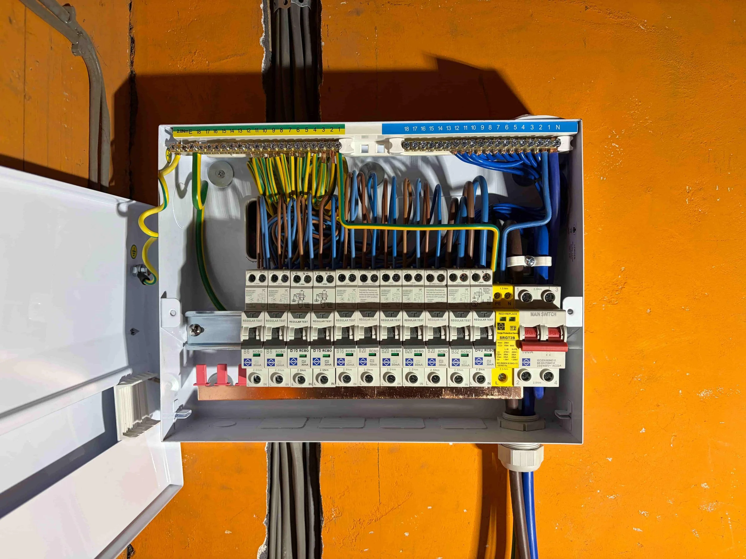 Consumer unit installation by Glowtech Electrical in Bristol