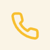 Yellow telephone icon