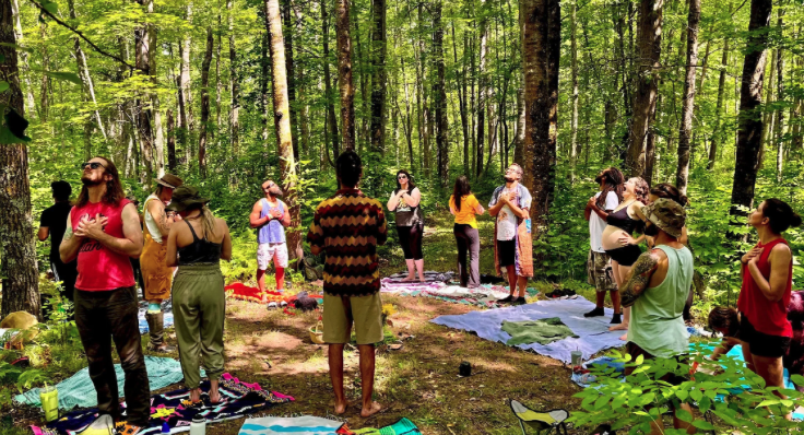 forest bating for groups  in Sonoma an Napa Counties for corporate wellness activities