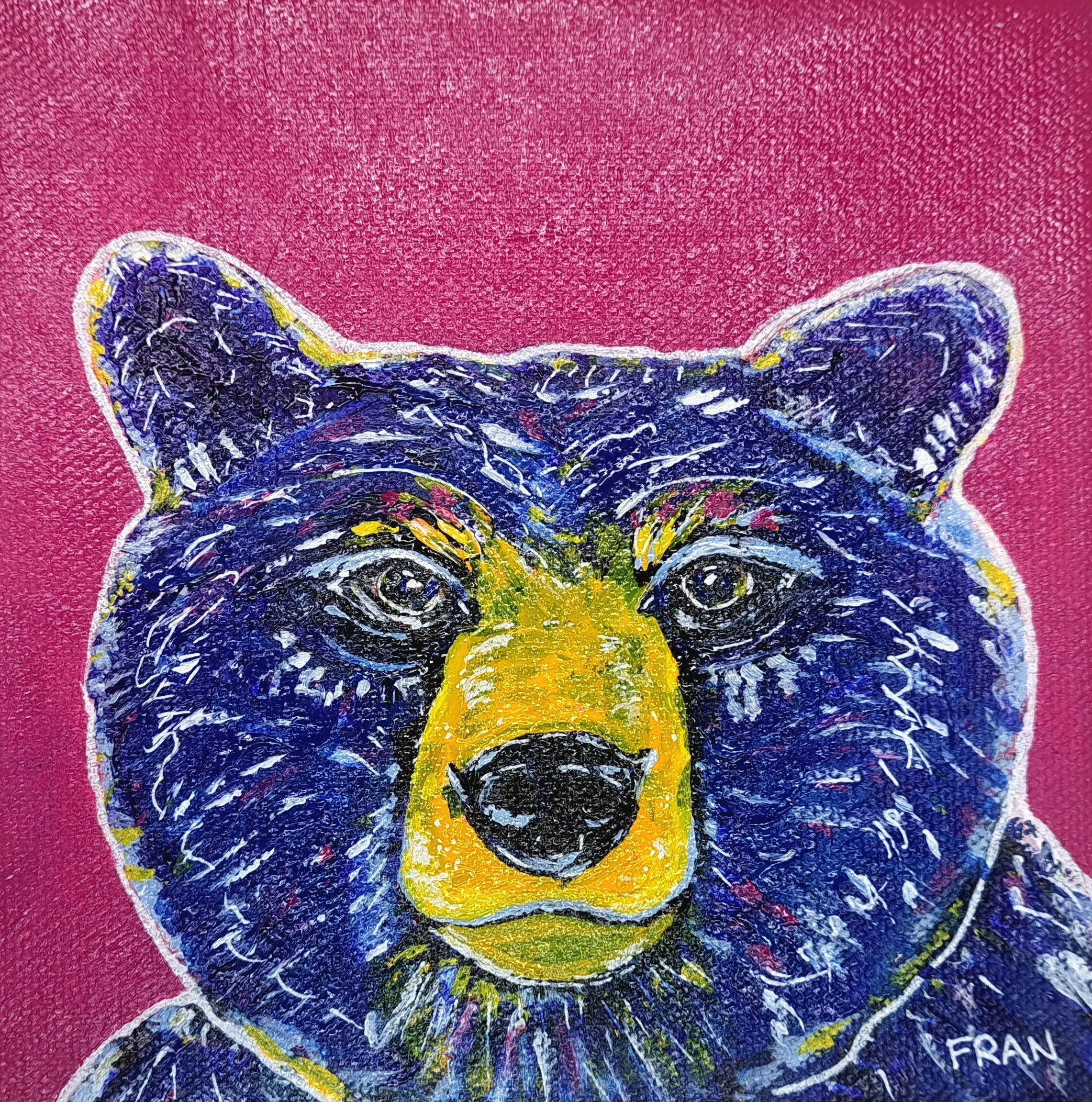 Blueberry Bear 6x6