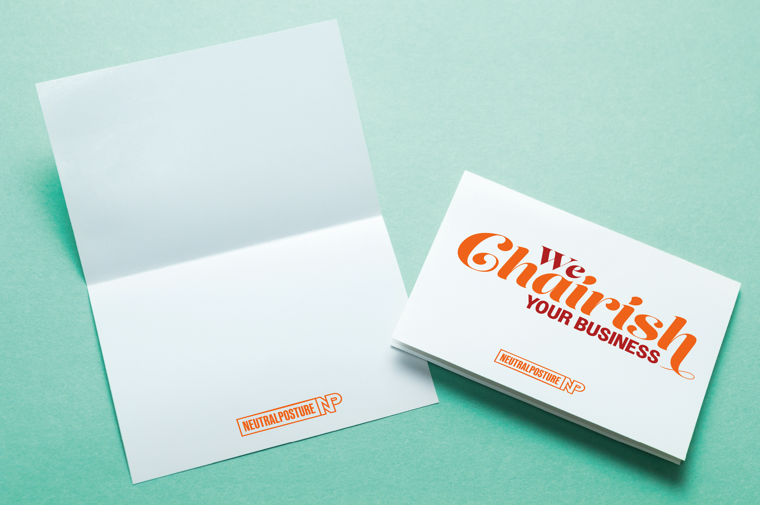Thank You Cards for Neutral Posture