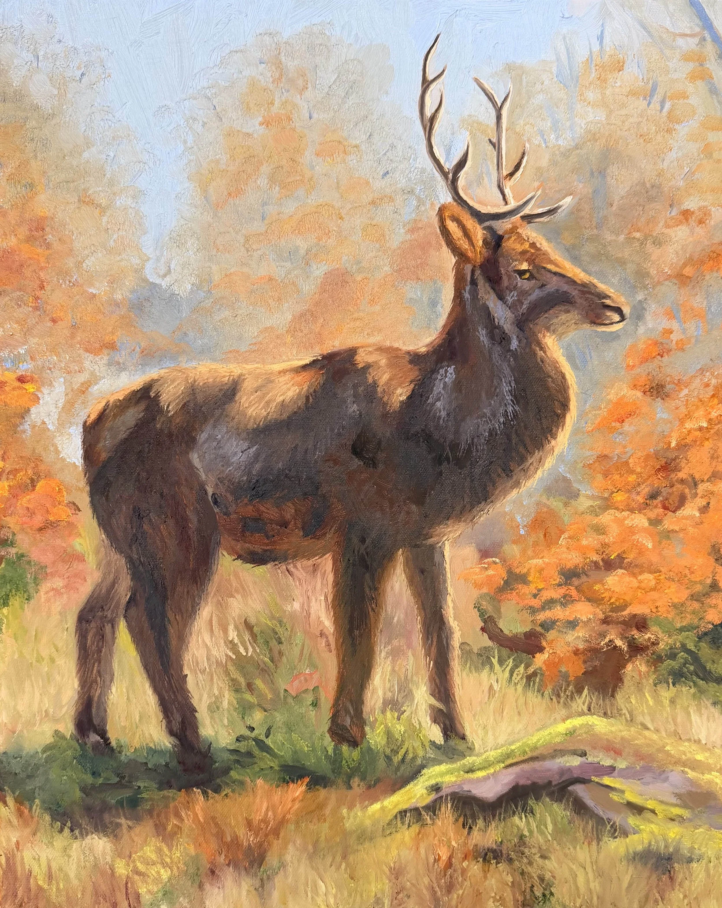 Mastercopy of rosa Bonheur's "The Stag"
