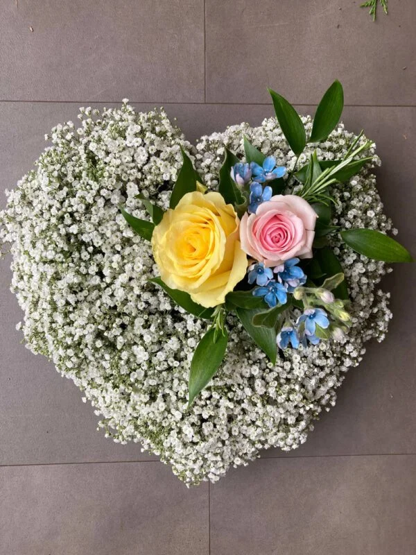 Heart Funeral Wreath