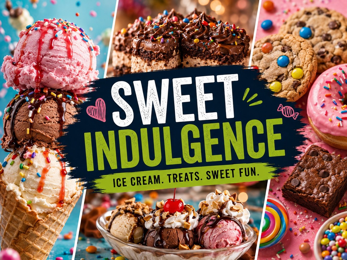 Sweet Indulgence: Ice Cream &amp; Baked Goods