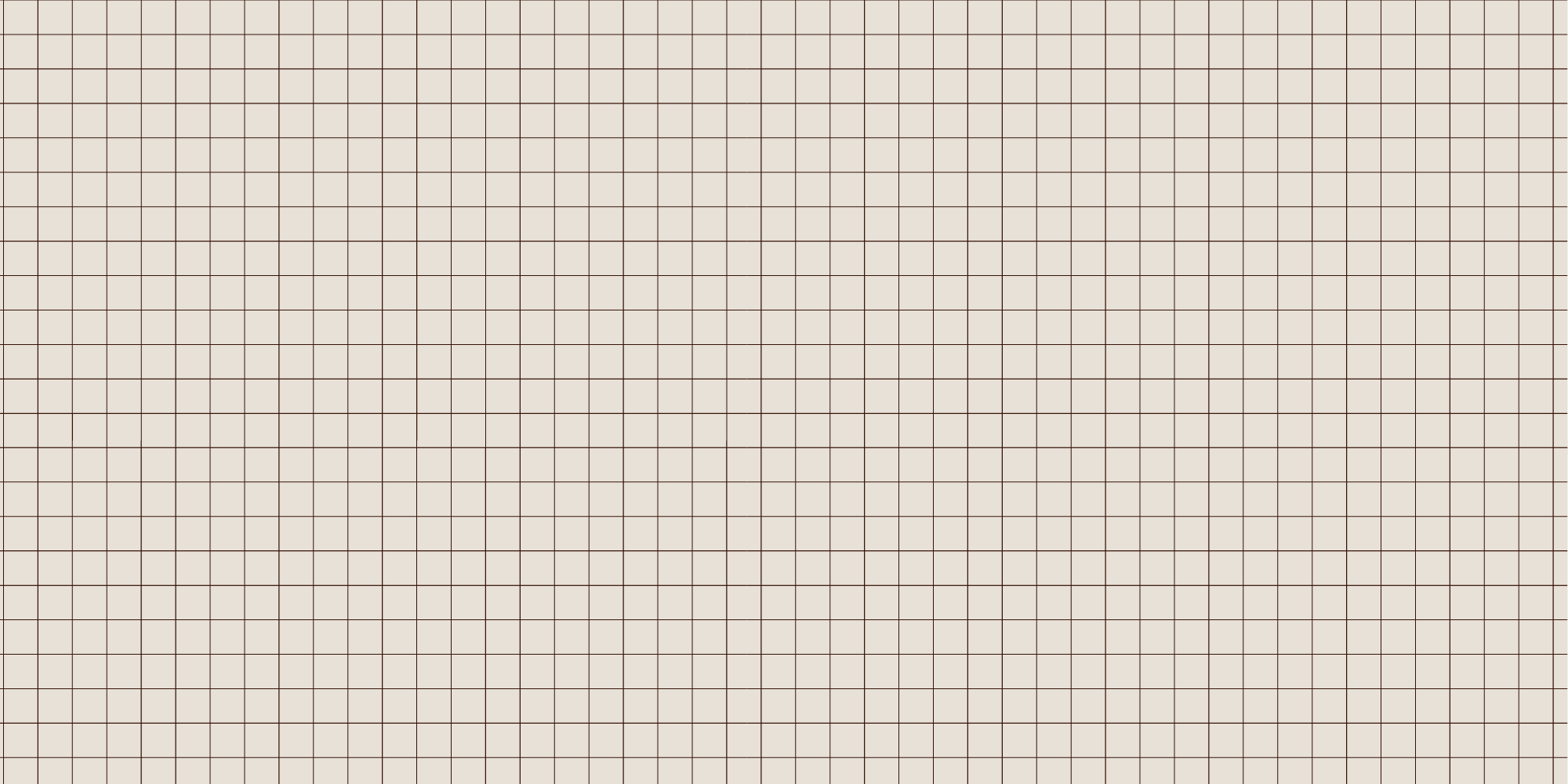 Empty graph paper with a beige background and a grid of brown lines.