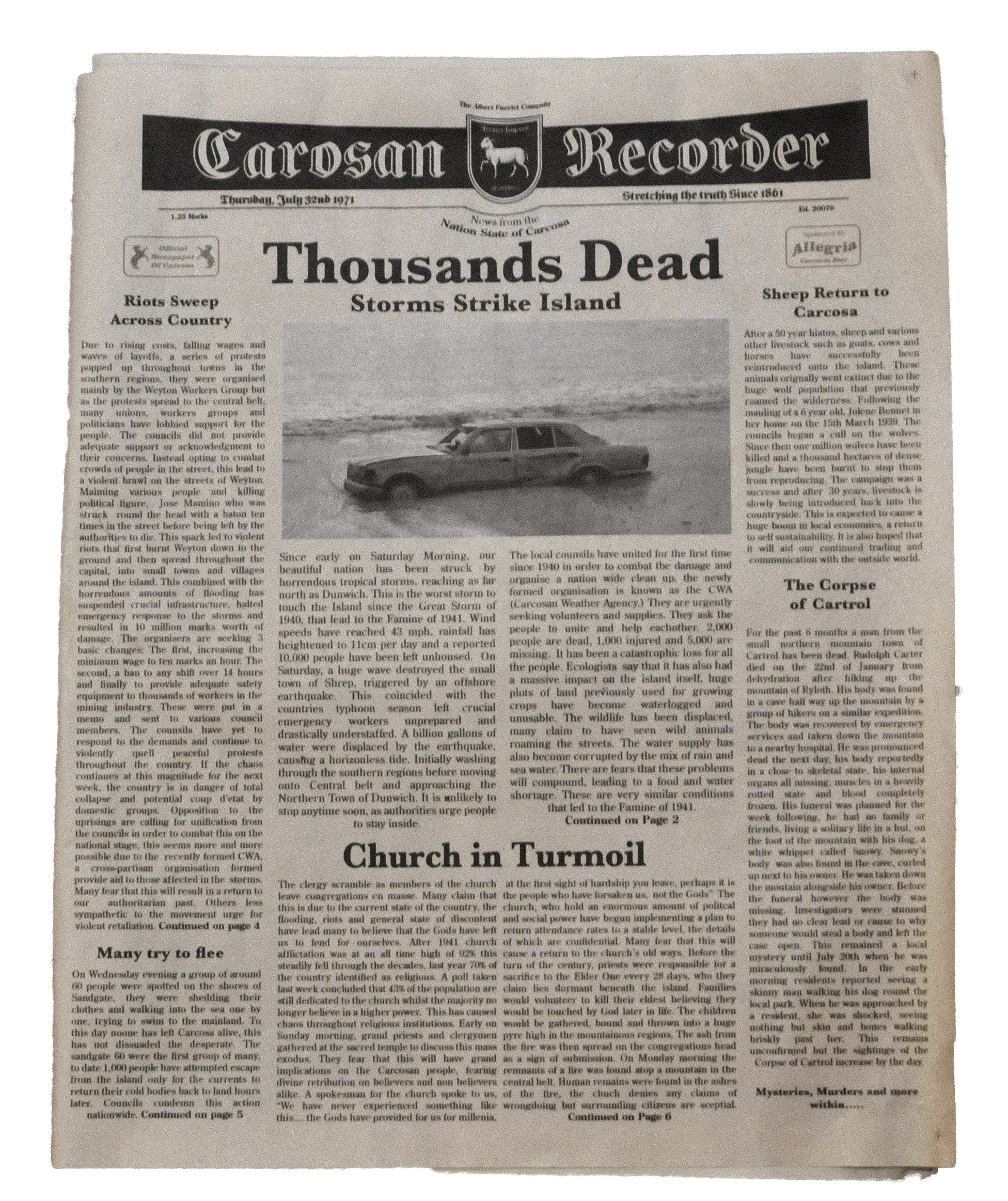 Carcosan Recorder