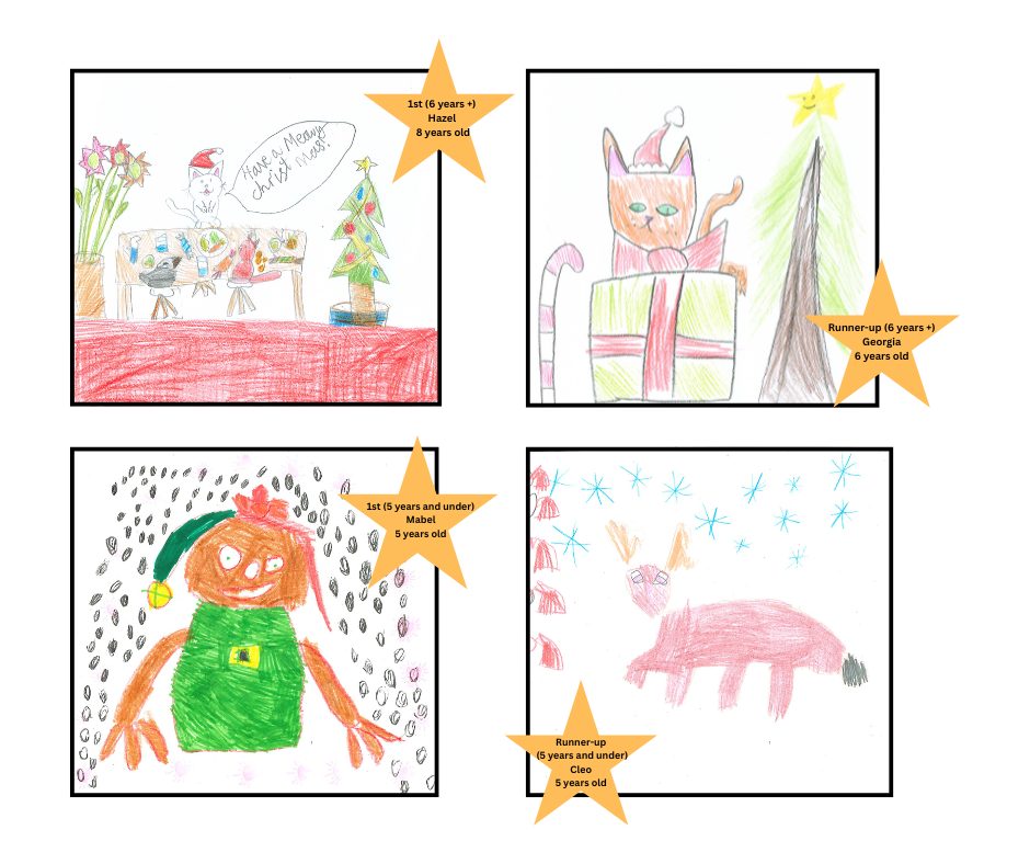 Christmas card winners revealed