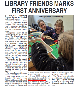 Library Friends marks 1st anniversary