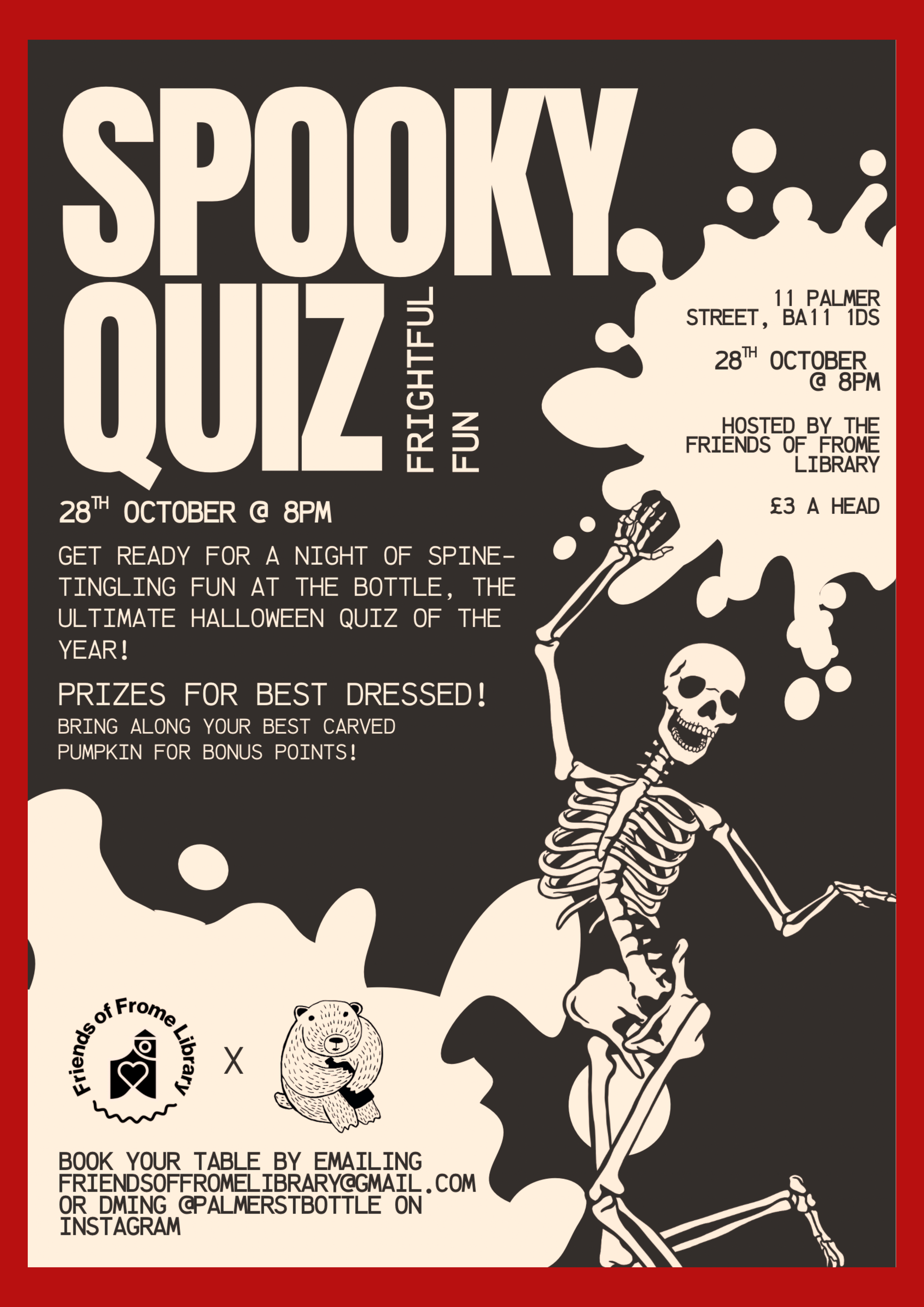 (Sold out) Halloween Quiz!