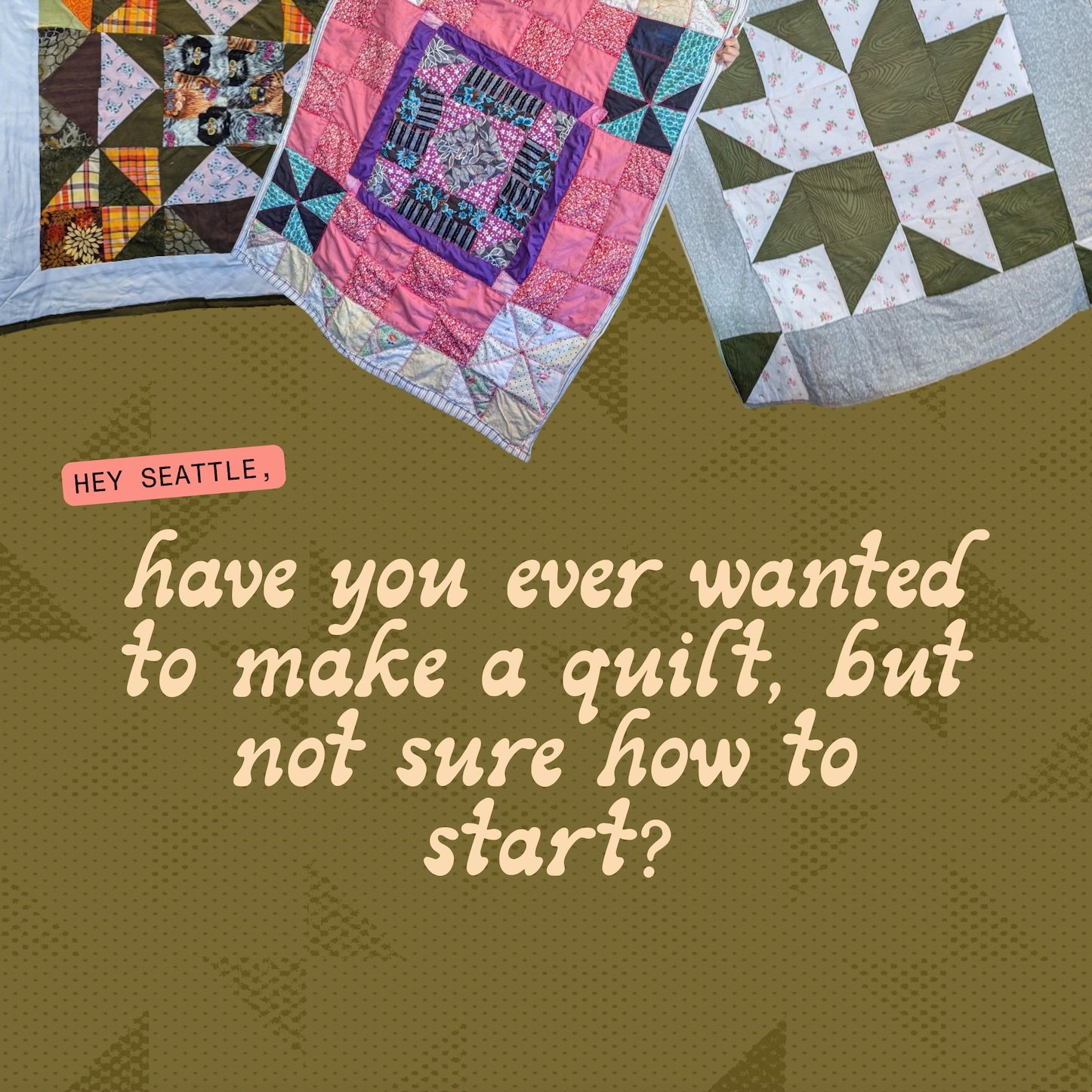 If you think you can't make a quilt, you're wrong! Come hang with us on Monday nights and fight off that days-are-getting-shorter feeling with some crafty magic. @afterapture demystifies the quilting process in this multi-week series. <3 Link in b