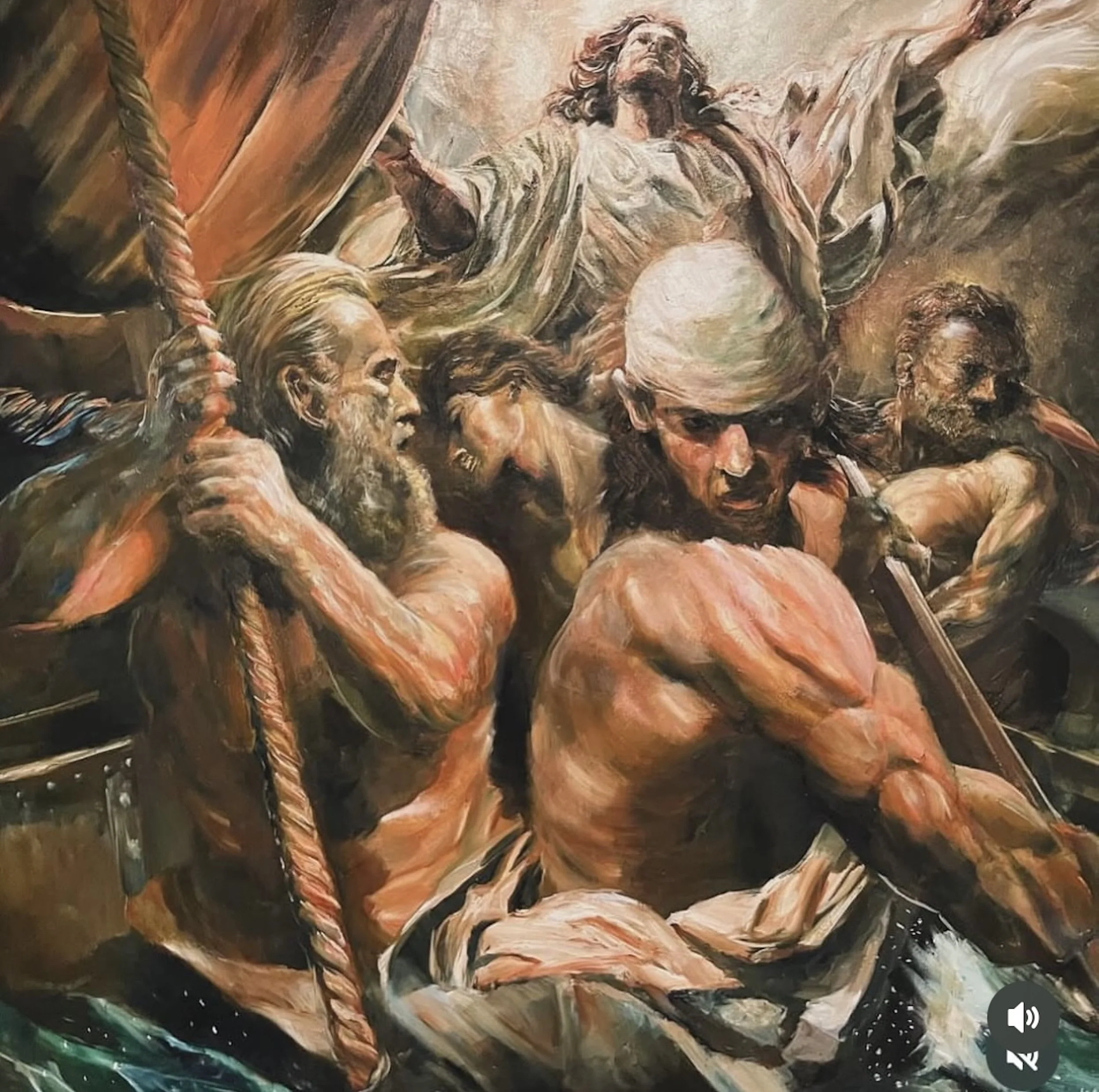 The Storm  30 x 30 Giclee  print