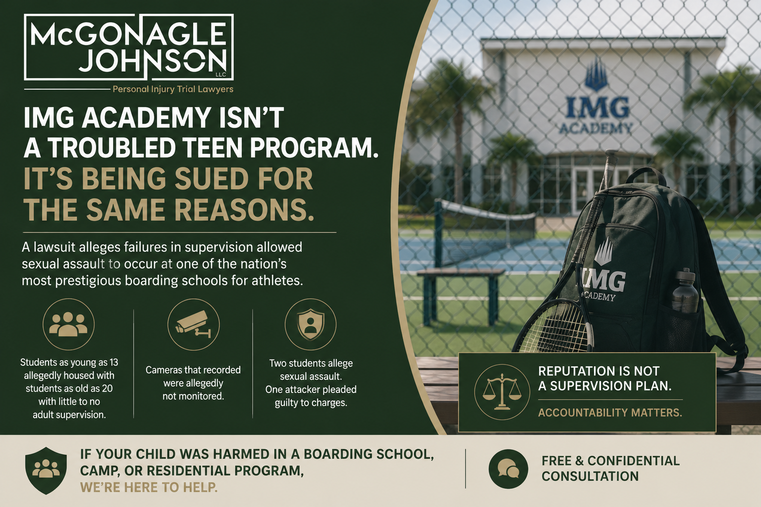 IMG Academy Isn't a Troubled Teen Program. It's Being Sued for the Same Reasons.