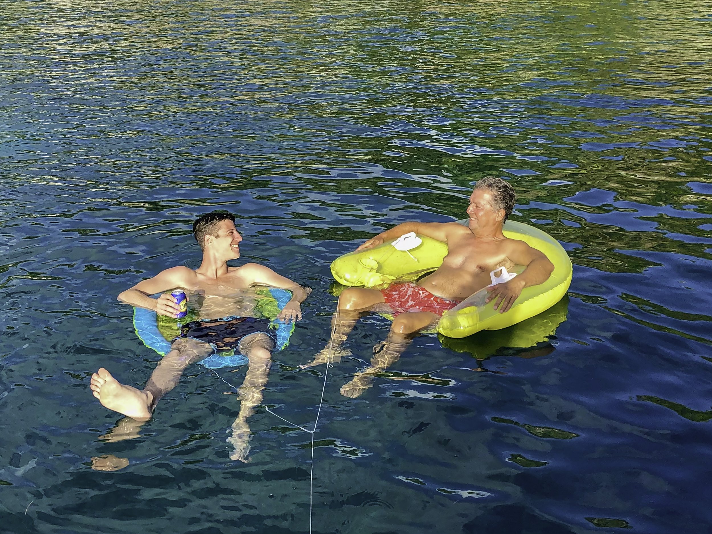 Relax on your charter yacht vacation - don't forget beverages such as water, beer and cocktails.