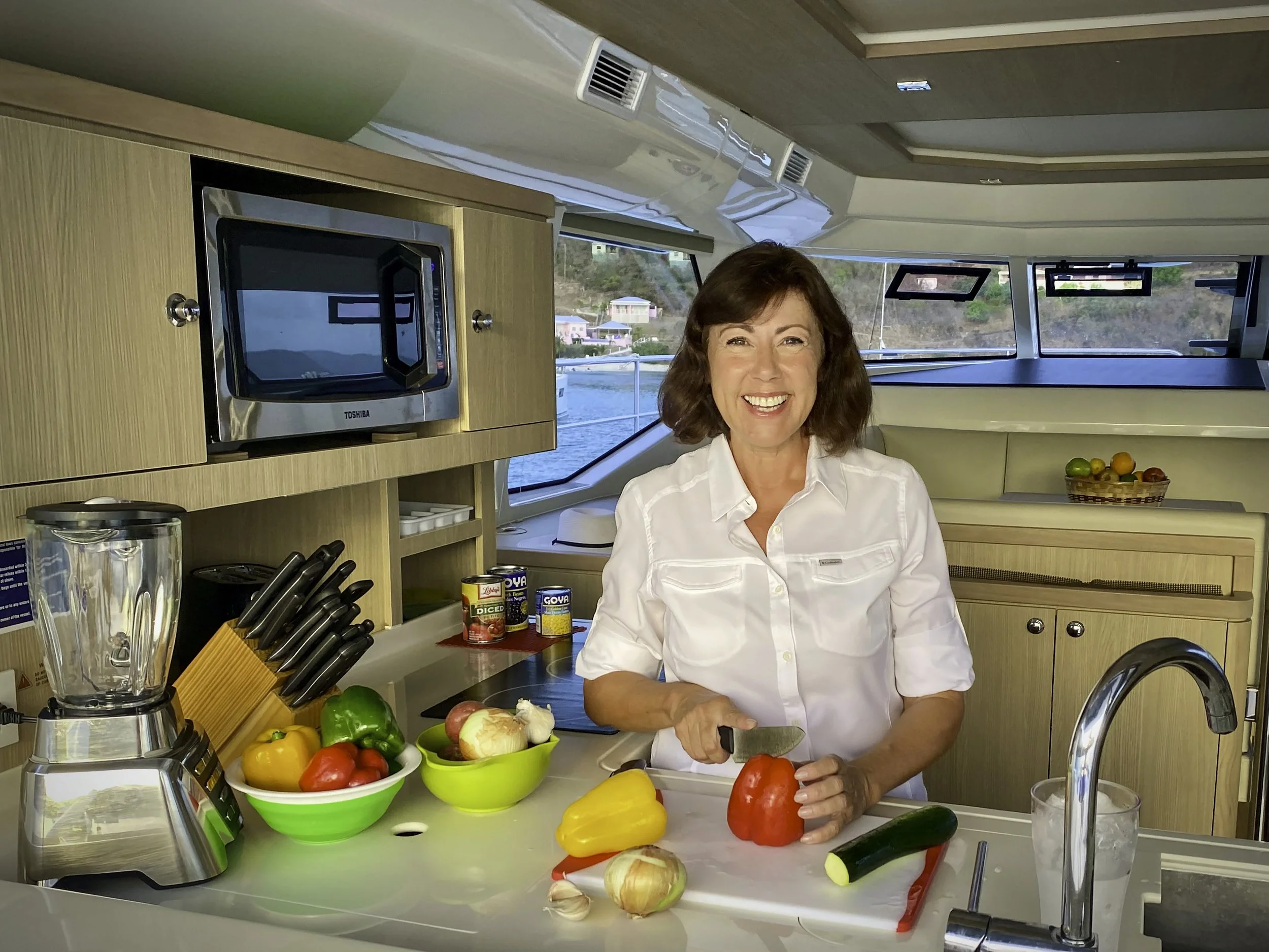 Charter yacht provisioning expert and cookbook author Nevena Mrdalj