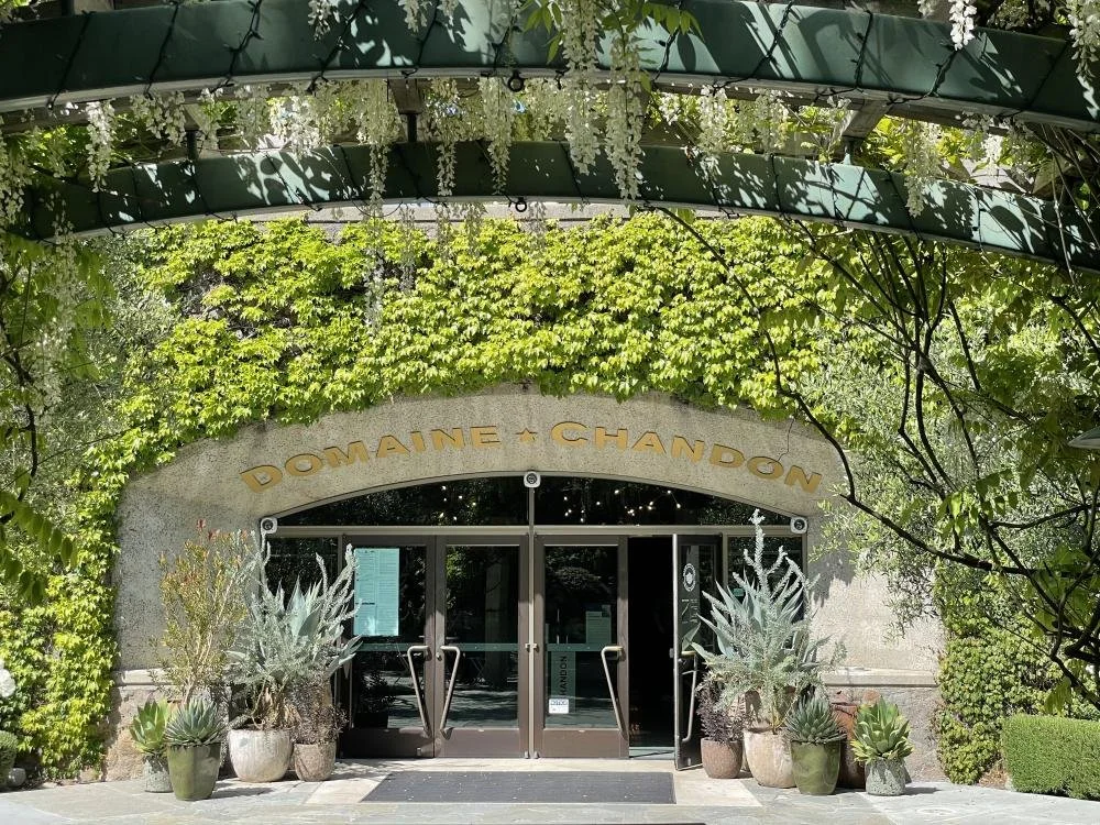 Arrival at Chandon