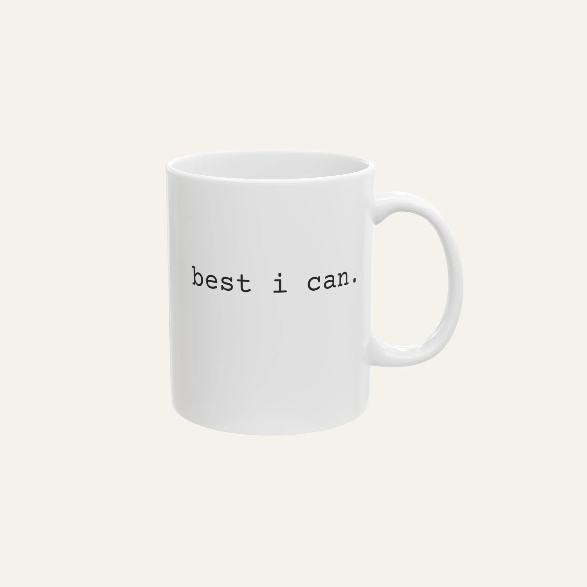 best i can. mug | white
