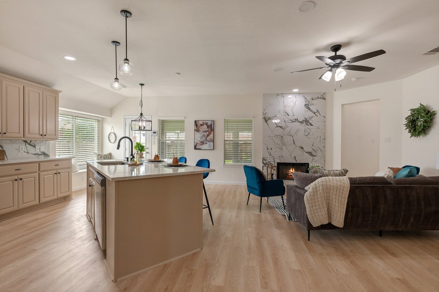Kitchen of a North Texas listing photographed for the MLS