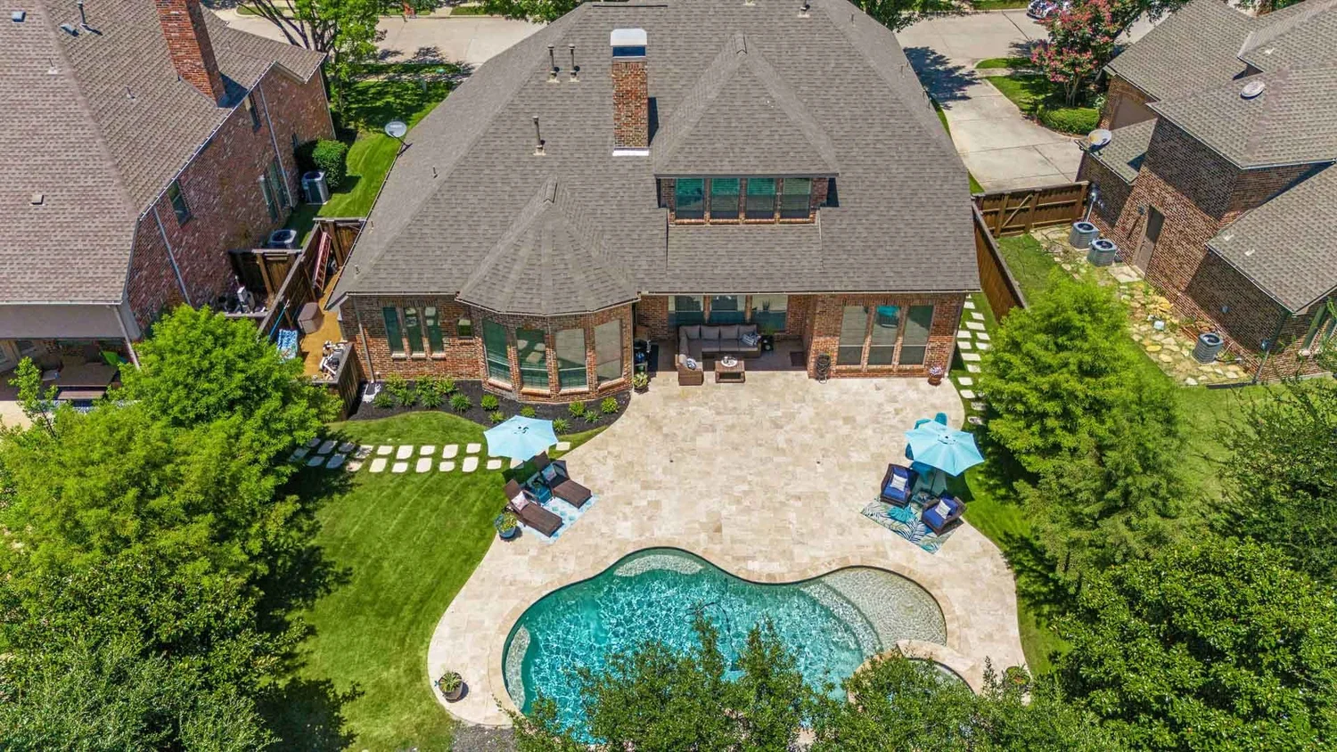Aerial real estate photograph by Future Listing Media