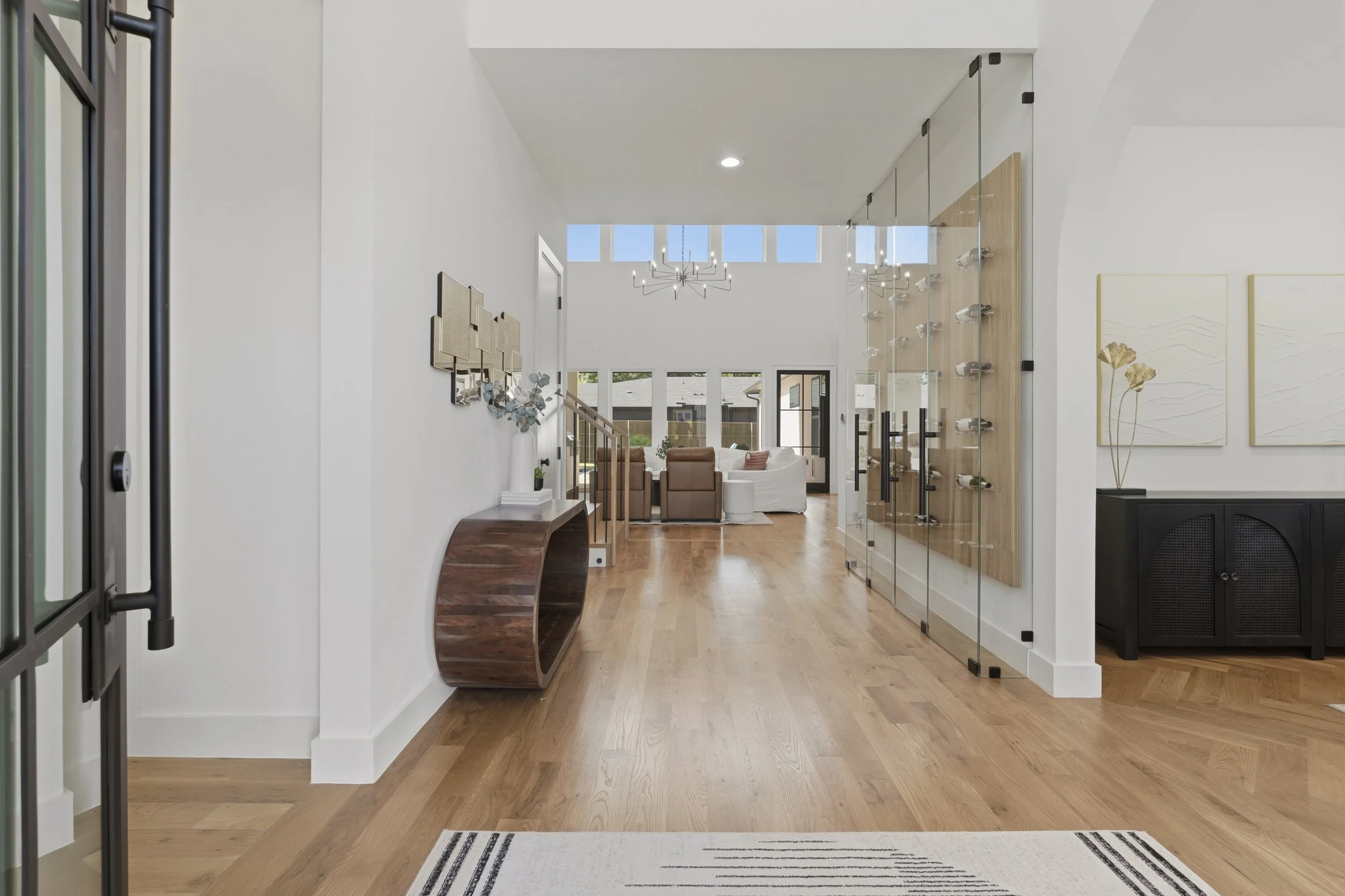 southlake-tx-modern-entry-glass-wine-wall.jpg
